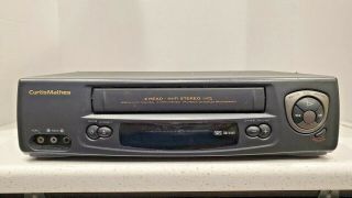 Curtis Mathes 4 - Head Hi - Fi Vcr Video Cassette Recorder Vhs Tape Player Cmv - 61001