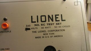 Lionel No.  5C Test Set,  Service Station Accessory,  1948 4