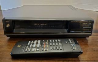 Ge Vhs Vcr Hq 4 Head Model: Vg - 7910 Video Player/recorder ⭐with Remote ⭐