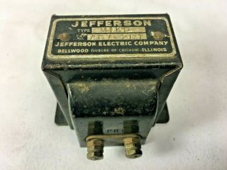 Jefferson MIKE Audio Transformer 467 - 261 Vintage Early Radio Microphone 2