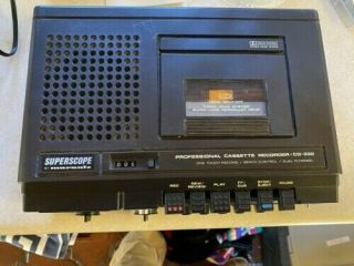 Superscope By Marantz Cd - 330 Professional Stereo Cassette Recorder
