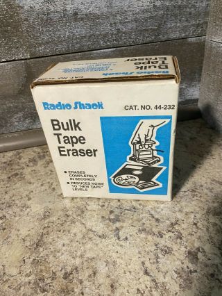 Radio Shack Realistic Bulk Tape Eraser 44 - 232 -
