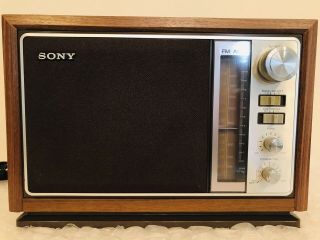 Vintage Sony Am/fm Radio Model Icf - 9740w