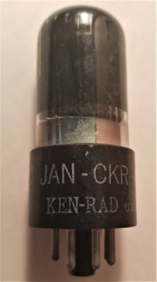 Ken - Rad 6v6gt /g Jan Ckr Vintage Tube Smoked Glass Vt - 107 Curve Tracer