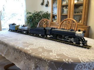 ARISTO - CRAFT G SCALE 4 - 6 - 2 STEAM LOCOMOTIVE with tender cars caboose 2