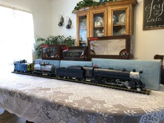 ARISTO - CRAFT G SCALE 4 - 6 - 2 STEAM LOCOMOTIVE with tender cars caboose 4