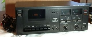 Vintage 1977 Teac A - 103 Dolby System Stereo Cassette Deck & Accessories
