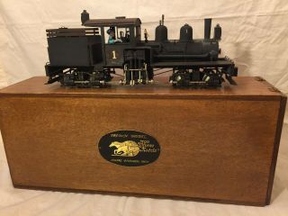 Precision Scale Iron Horse Models G Scale Brass 18t - 2 Cyl Wood Burning Shay