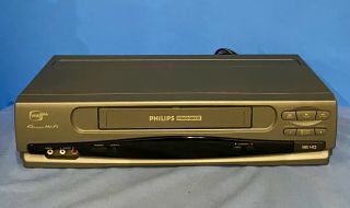 Philips Magnavox Vrz263at21 Vhs Vcr Plus,  Recorder Player - Cleaned &