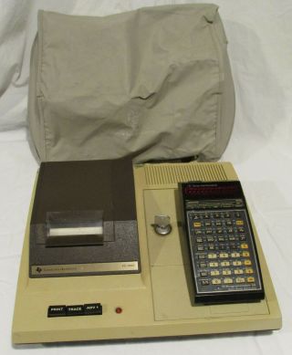 Texas Instruments Programmable 59 Calculator With Pc - 100c Printer W/ Key & Cover