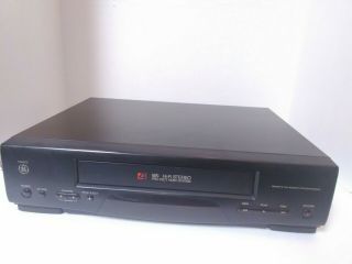 GE VG4253 VCR VHS Player Hi - Fi Stereo System w/ Blank Tape & AV Cables 2