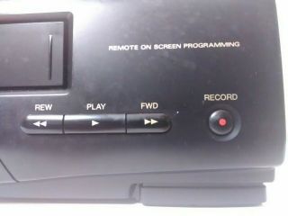 GE VG4253 VCR VHS Player Hi - Fi Stereo System w/ Blank Tape & AV Cables 3