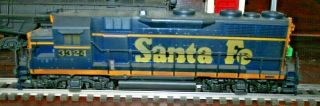 O Scale Brass Two Rail Ktm Santa Fe Gp - 35 Diesel Loco.