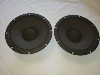 Vintage Jensen Black Mid Range 8 " Speakers 220913,  8j10mv16742