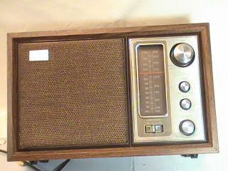 Cabinet Vintage Sony Am Fm Radio Model Icf - 9650w Fidelity Sound