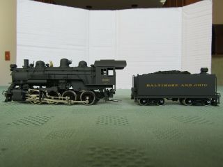 Baltimore & Ohio L - 1,  0 - 8 - 0 Steam Switcher Sunset Painted Detailed Ho Brass B&o