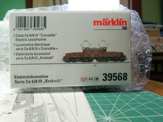 Marklin 39568 Ho Ac Ce 6/8 Iii Crocodile Locomotive