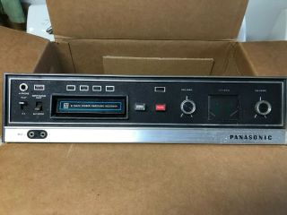 Vintage Panasonic Rs - 803us Stereo 8 - Track Player Recorder And Plays