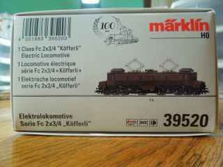 Marklin 39520 Ho Ac Fc 2x 3/4 Kofferli Electric Locomotive