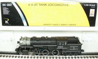 K - Line K3470 - 0403cc B&a 4 - 6 - 6t Tank Locomotive W/tmcc Ex/box