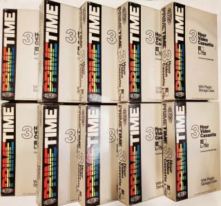 10 Dupont Betamax 3hr L - 750 Tv Home As Blank W/ Cases For Recording Only
