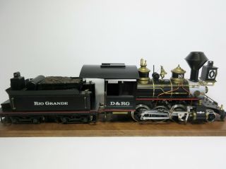 Delton,  Lgb Scale All Brass Denver & Rio Grande,  2 - 6 - 0 Deluxe Steam Locomotive