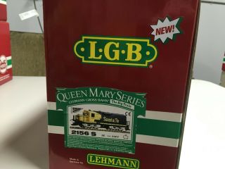 LGB LEHMANN GROSS BAHN 2156S SANTA FE QUEEN MARY SERIES W/ ELECTRONIC SOUND 2