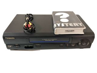 Panasonic Pv - V4611 Vhs Vcr Player Recorder No Remote