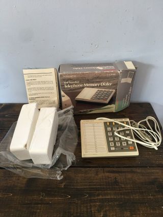 Nos Vintage 1980s 104 Number Telephone Memory Dialer Radio Shack Duofone 121
