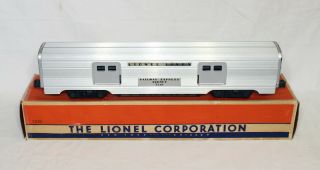 Postwar Lionel 2530 Baggage Car Scarce Early Large Door Version From 1954 W/ob