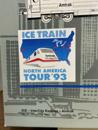 marklin 3700 ICE Railcar Train.  (Prototype).  Amtrak.  Tour of North America 2