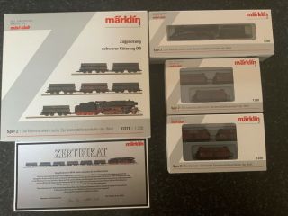 Marklin Spur Z Scale/gauge.  Heavy Freight Train Set.  Marklin Limited Edition.