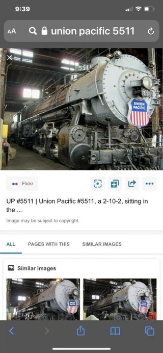 Broadway Limited Import 1295 Union Pacific UP TTT - 6 2 - 10 - 2 Brass Hybrid 5511 HO 6