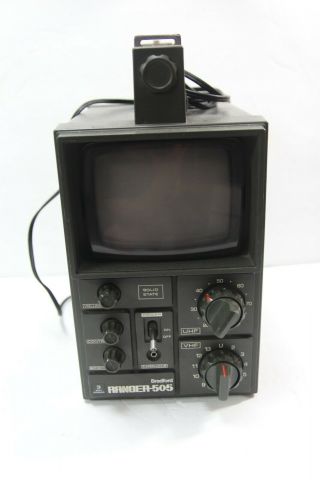 Ranger 505 Bradford Portable Tv Analog Television Powers On