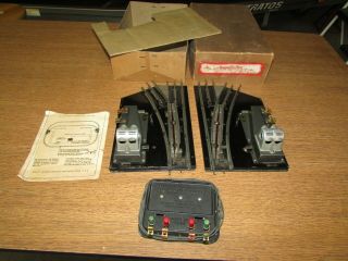 Vintage Pair American Flyer O Gauge No.  688 Prewar Track Switches Box