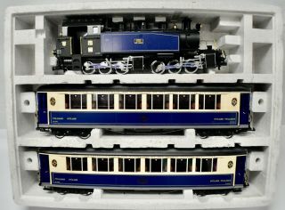 Lgb Lehmann Model 70685 " Orient Express " Train Set
