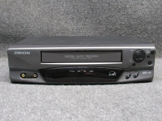 Orion Vr0211b Digital Auto Tracking 4 - Head Vcr Hi - Fi Vhs Hq Tape Player
