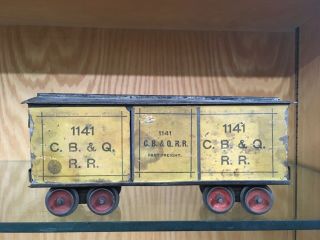 Carlisle & Finch No.  12 Early Paper Label Yellow Boxcar c.  1903 - 9 2