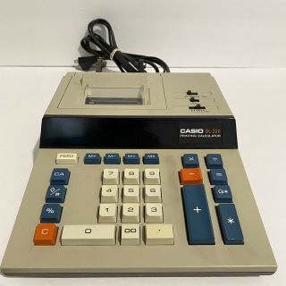 Casio Dl - 220 Vintage 12 - Digits Electronic Printing Calculator