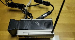 Vintage 1984 Panasonic Travelvision Tr - 1030p Portable Analog B&w Tv