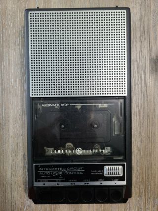 Vintage Ge Cassette Tape Recorder 3 - 5015a 1978
