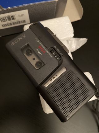 Sony M - 676v Microcassette Voice Activated Cassette Recorder Player