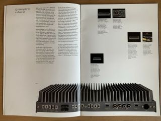Vintage 1988 a/d/s Car Audio Amps Systems Sales Brochure HiFi PQ10 PH15 PS5 ADS 3