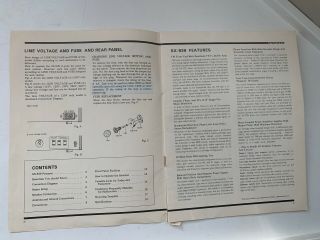 VINTAGE SX 939 PIONEER OPERATING INSTRUCTIONS AND SCHEMATIC SX - 939 3
