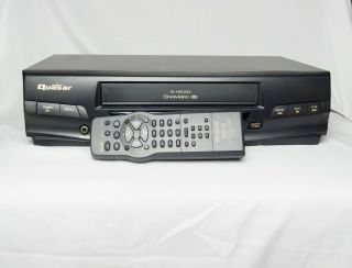 Quasar Vhq - 40m,  Vcr / Vhs 4 Head Omnivision With Remote - And Well