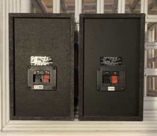 VINTAGE (1980 ' S) PAIR Optimus XTS 24 Bookshelf Speakers EXC - w/grills 8 - Ohm 2