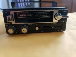 Vintage Pioneer Kp - 292 Car Cassette Player Under Dash Old School Camaro Z28