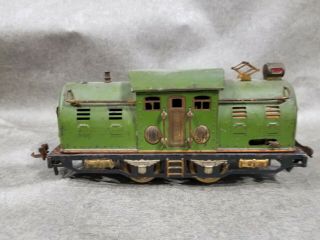 Lionel Early Pre - War 254 Green Engine O Scale