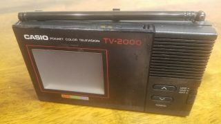Casio TV - 2000 Liquid Crystal Color Television 2
