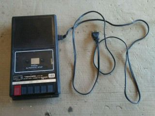 Vintage Realistic Ctr - 60 Ac/battery Cassette Recorder Tape Player Portable